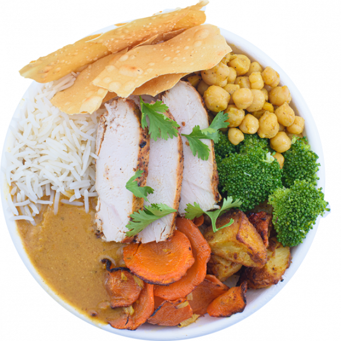 13. Chicken Curry Bowl
