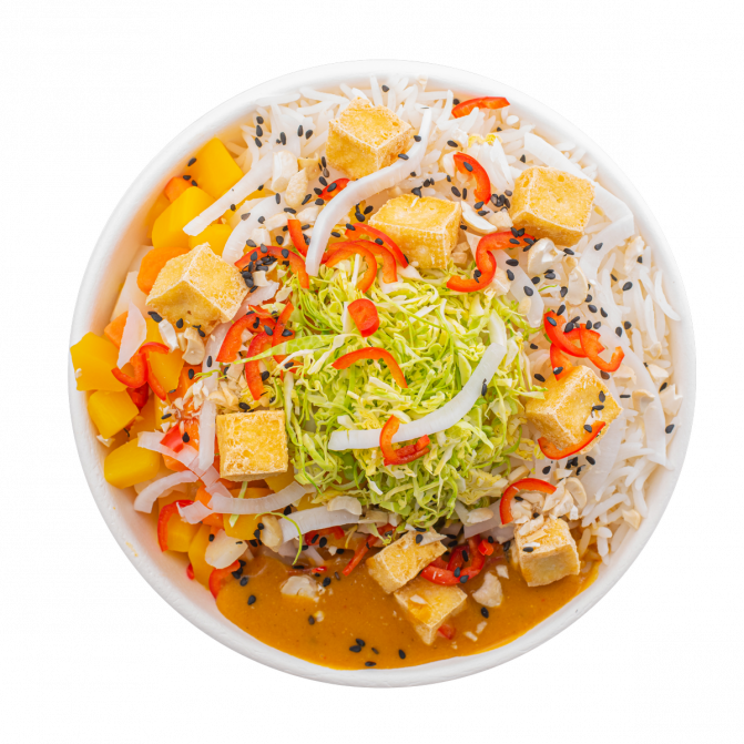 Carrot & Coconut Curry Bowl