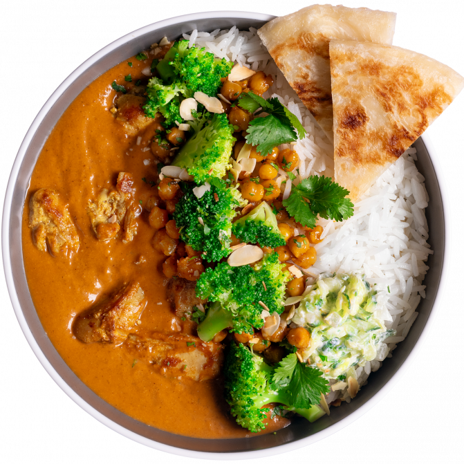 9. Butter chicken bowl