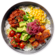 10. Avocado vegan bowl