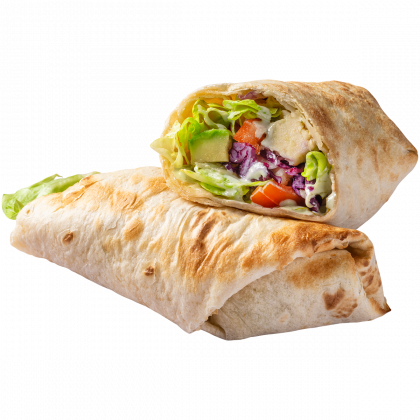 2. Avocado Chicken Wrap