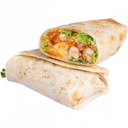 Chipotle honey chicken wrap