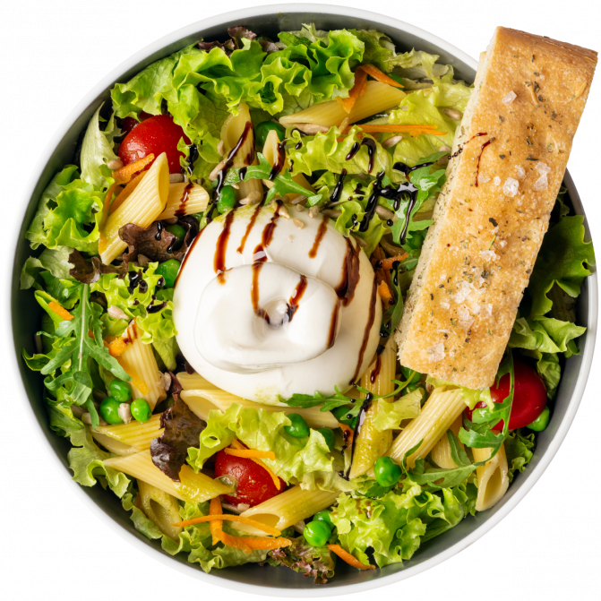 BURRATA PASTA SALAD