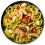 Tagliatelle s kuřecím masem, avokádovým pestem a mozzarellou